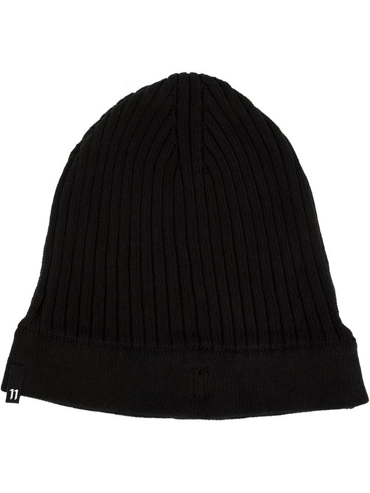 11 By Boris Bidjan Saberi Logo Embroidered Ribbed Beanie