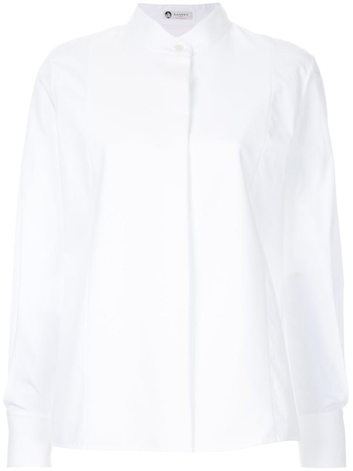 Lanvin Concealed Button Shirt - White