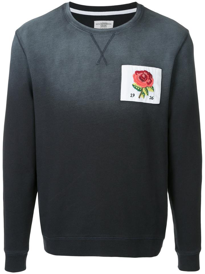 Kent & Curwen Patched Sweatshirt - Blue