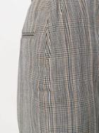Joseph Haim Houndstooth Check Trousers - Black