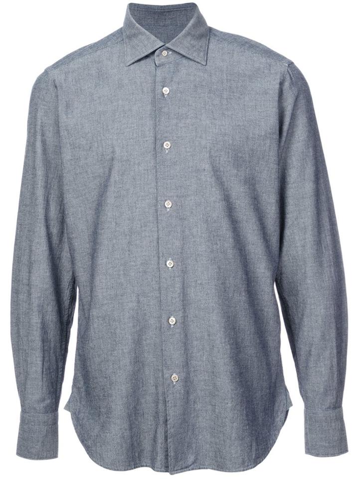 The Gigi Plain Shirt - Blue