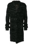 Lost & Found Ria Dunn - Open Cardi-coat - Men - Cotton/polyamide/mohair/wool - L, Black, Cotton/polyamide/mohair/wool