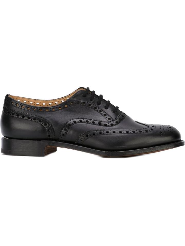 Church S Burwood Brogues, Men's, Size: 5, Black, Leather