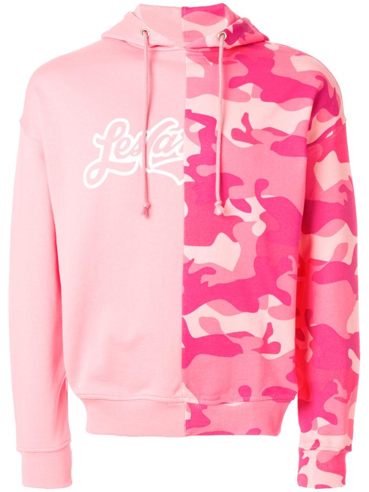 Les (art)ists Double Design Hoodie - Pink & Purple