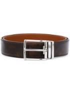 Santoni Classic Belt, Men's, Size: 105, Brown, Leather