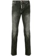 Philipp Plein Stonewashed Skinny Jeans - Grey