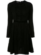 Emporio Armani Vestido Manga Longa - Black