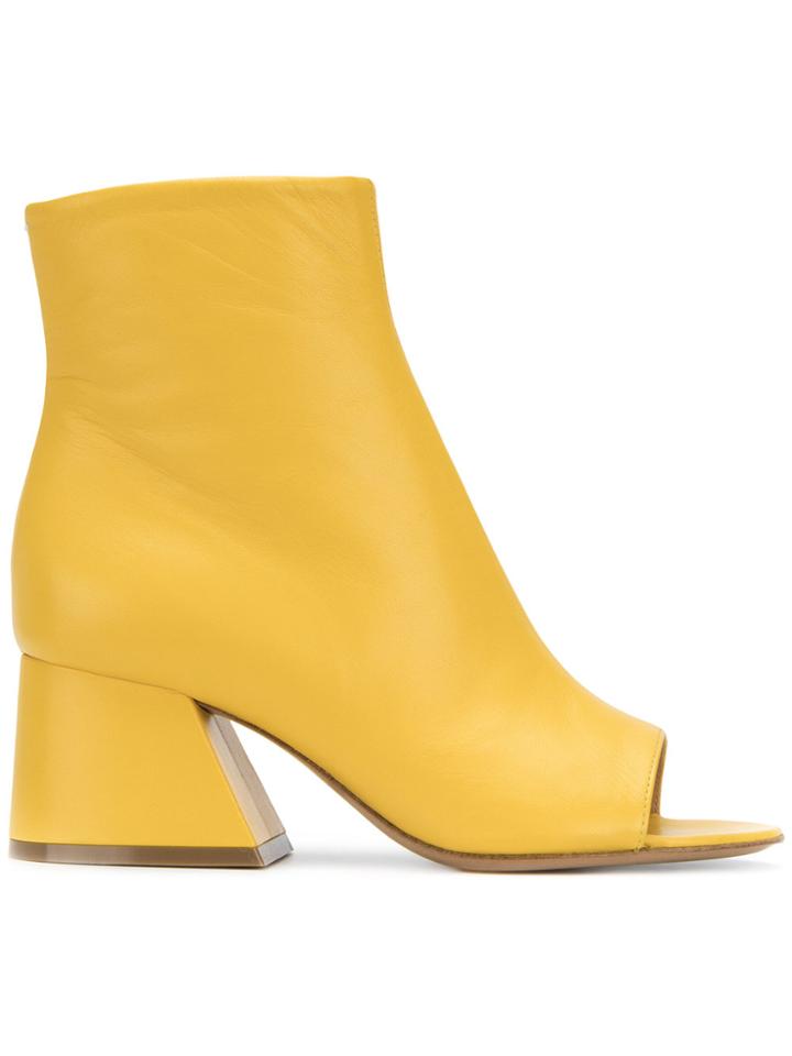 Maison Margiela Open Toe Tabi Boots - Yellow & Orange
