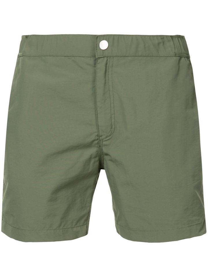 Venroy Snaplock Swim Shorts - Green