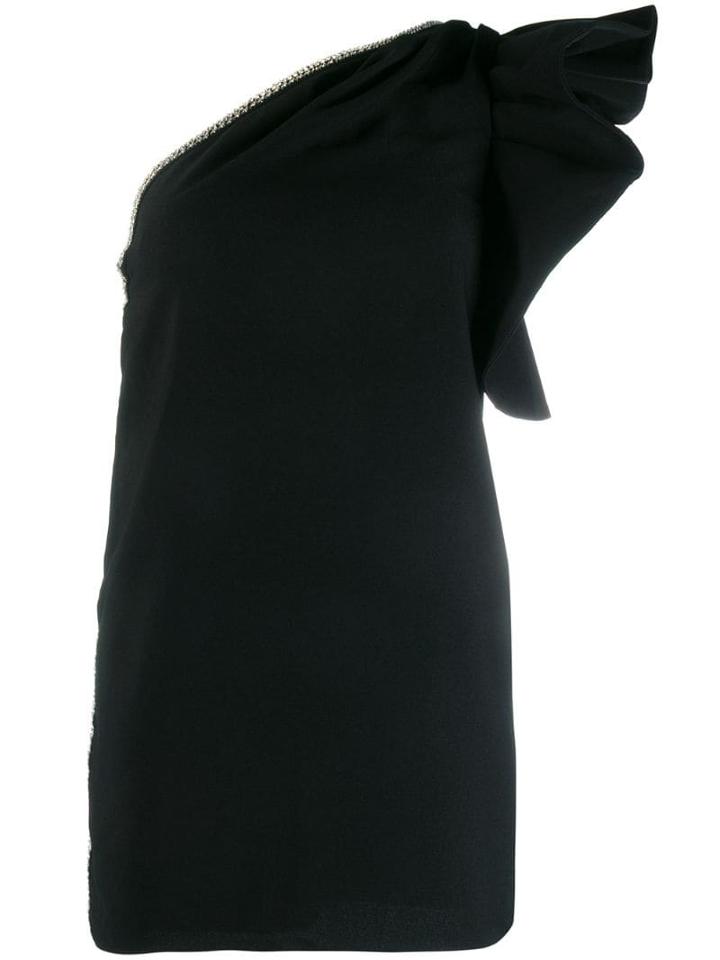 Self-portrait Asymmetric Dress - Black