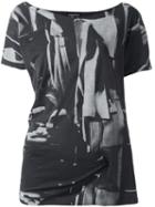 Ann Demeulemeester 'lucian' T-shirt, Women's, Size: 38, Grey, Cotton