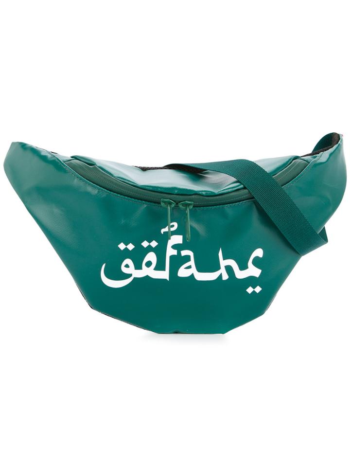 Undercover Logo Printed Bum Bag - Green