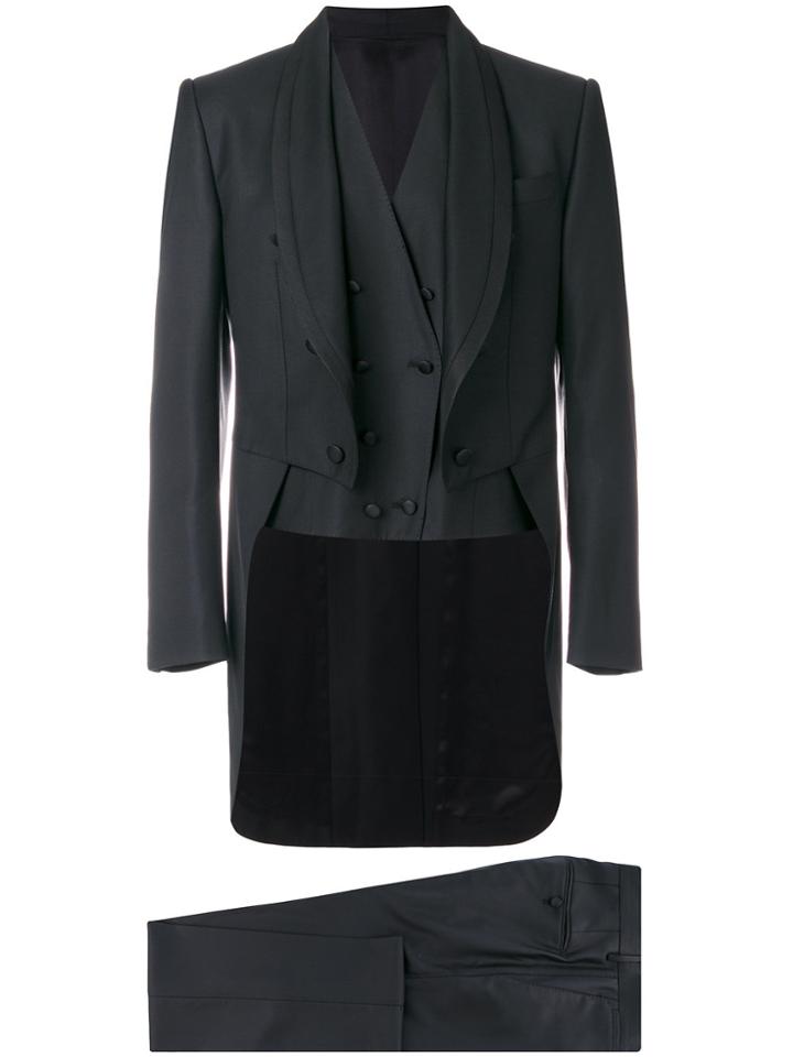 Mcq Alexander Mcqueen Coated Straight Skirt - Black