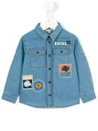 Kenzo Kids - Patch Denim Shirt - Kids - Cotton - 24 Mth, Blue