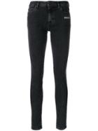Off-white Skinny 5 Pockets Vintage Jeans - Black