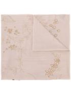 Janavi Bedazzeled Frogs Scarf - Nude & Neutrals