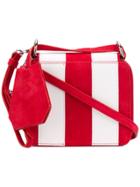 Marques'almeida Striped Shoulder Bag - Red