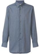 Brioni Button Down Shirt - Blue