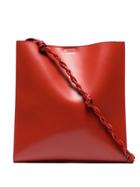Jil Sander Twist Strap Shoulder Bag - Red