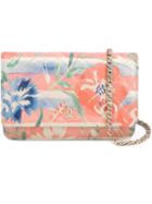 Chanel Vintage Floral Print Wallet Crossbody Bag
