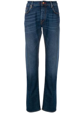 Hand Picked Ravello Straight Leg Jeans - Blue