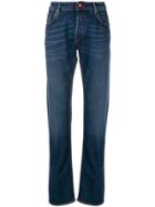 Hand Picked Ravello Straight Leg Jeans - Blue