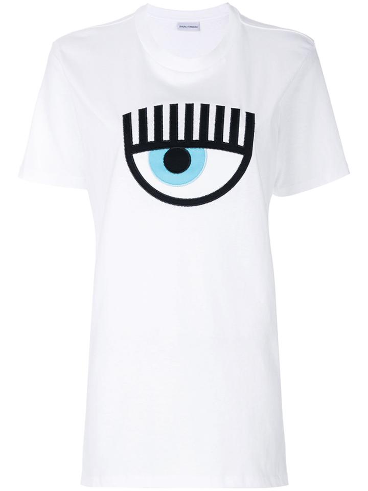 Chiara Ferragni Designer Eye T-shirt - White