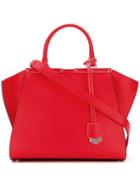 Fendi 3jours Tote, Women's, Red, Leather/metal (other)