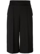 Kenzo Stitch Detailed Shorts, Women's, Size: 40, Black, Triacetate/polyester