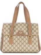 Gucci Vintage Gg Pattern Handbag - Brown