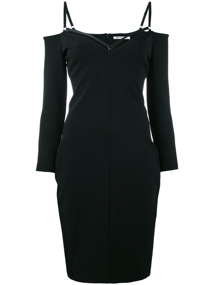 T By Alexander Wang Hourglass-shaped Dress - Black