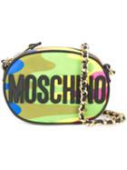 Moschino Colour Blocked Shoulder Bag, Women's, Acrylic/polyamide