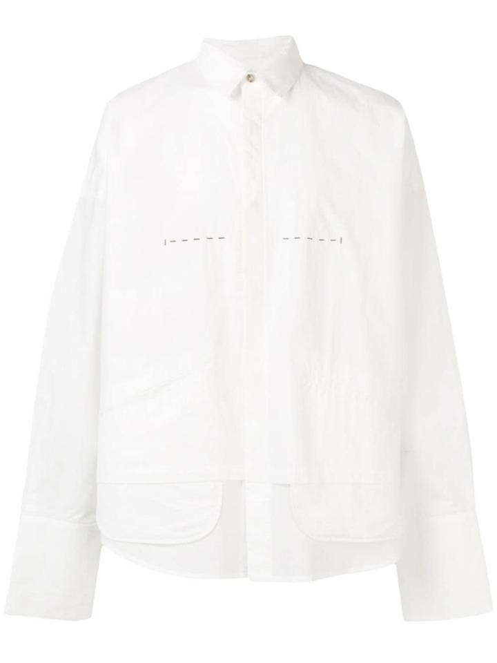 Joe Chia Deconstructed Layered Shirt - White