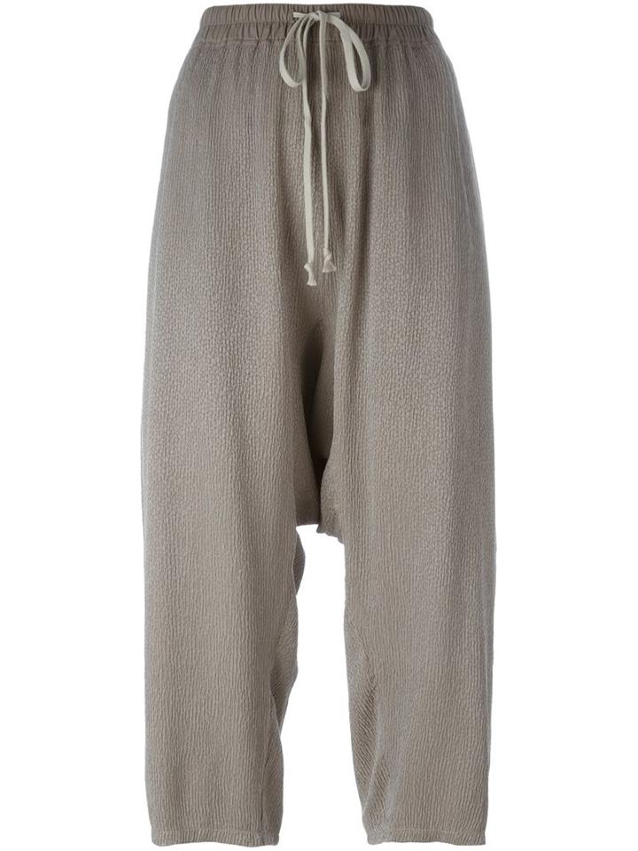 Rick Owens Textured Cropped Trousers