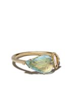 Brooke Gregson 18kt Yellow Gold Diamond Maya Leaf Ring