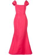 Carolina Herrera Off-shoulder Evening Dress - Red
