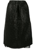 Rochas Lurex Tassel Skirt - Black