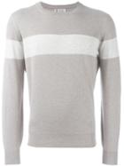 Brunello Cucinelli Contrast Stripe Jumper
