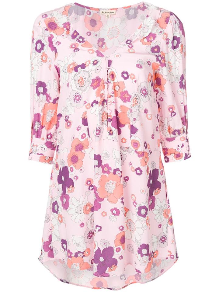 For Love And Lemons Floral Print Dress - Pink