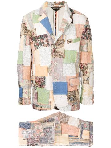 Comme Des Garçons Vintage Patchwork Tapestry Suit - Multicolour