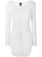 Ann Demeulemeester Knitted Jersey Top - White