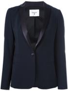 Dondup Elysia Blazer, Women's, Size: 40, Blue, Virgin Wool/spandex/elastane/polyester/polyester