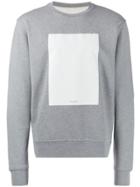 Maison Margiela Contrast Panel Sweatshirt - Grey