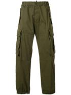 Dsquared2 Wide-leg Cargo Trousers - Green