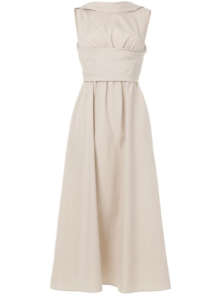 Aspesi Back Bow Dress - Nude & Neutrals