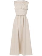Aspesi Back Bow Dress - Nude & Neutrals