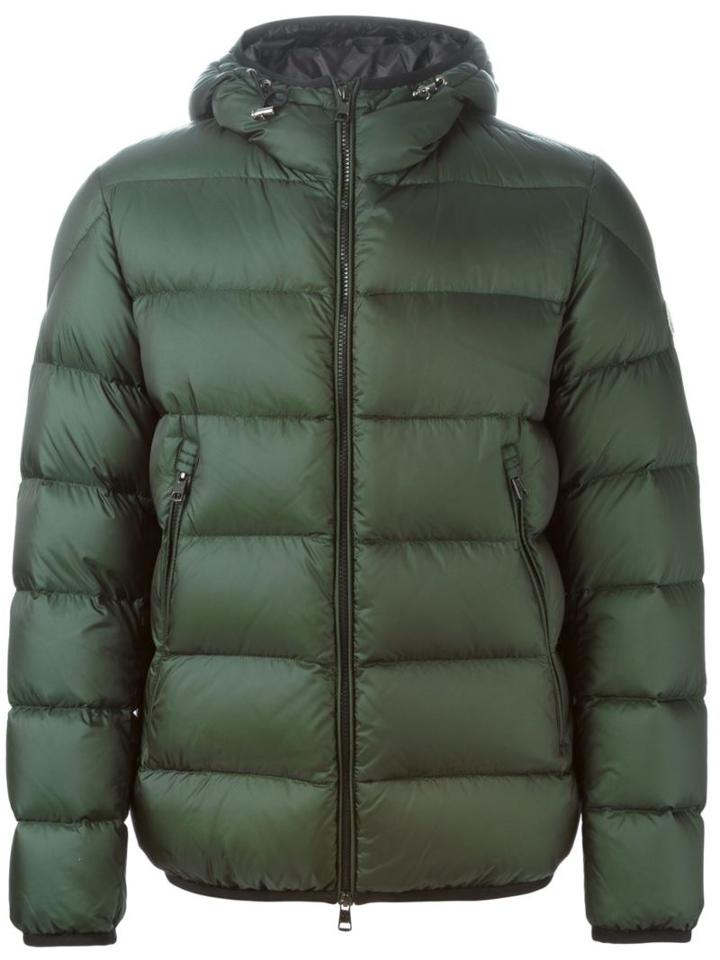 Moncler 'zin' Padded Jacket, Men's, Size: Ii, Green, Polyamide/feather Down