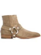 Zadig & Voltaire Romare Belt Embellished Boots - Brown