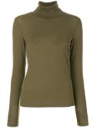 Le Tricot Perugia Turtleneck Sweater - Green