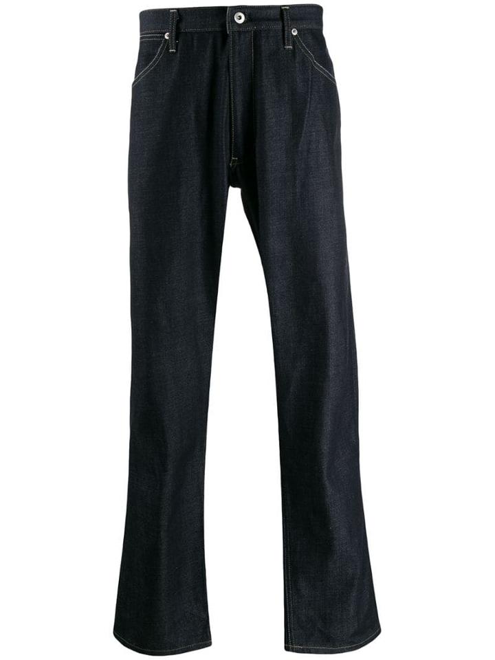 Jil Sander Wide Leg Jeans - Blue